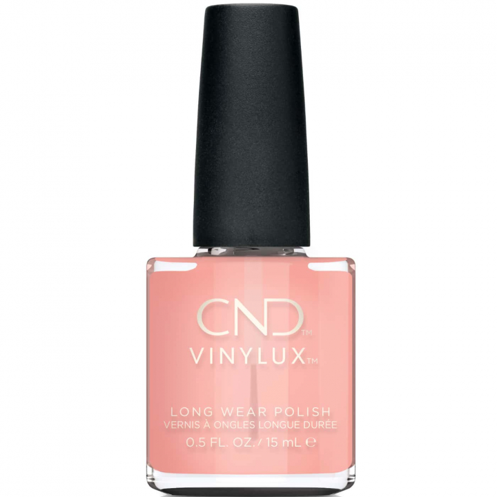 CND Vinylux Gleam & Glow No.467 Sunrise Energy - Sheer coral pink nail polish with sunny tone - Long-lasting shine and summery look