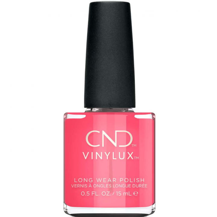 CND Vinylux Gleam & Glow No.469 Magenta Sky - Bright red-magenta with translucent tint - Long-lasting shine - Bold and summery look