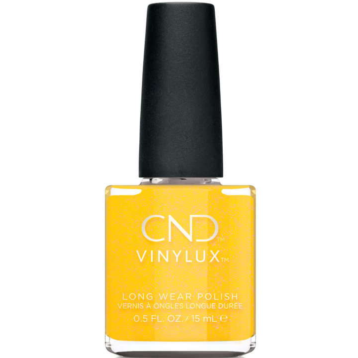 CND Vinylux Gleam & Glow No.472 Catching Light - Warm yellow with shimmering hues - Long-lasting shine - Sunny and radiant look