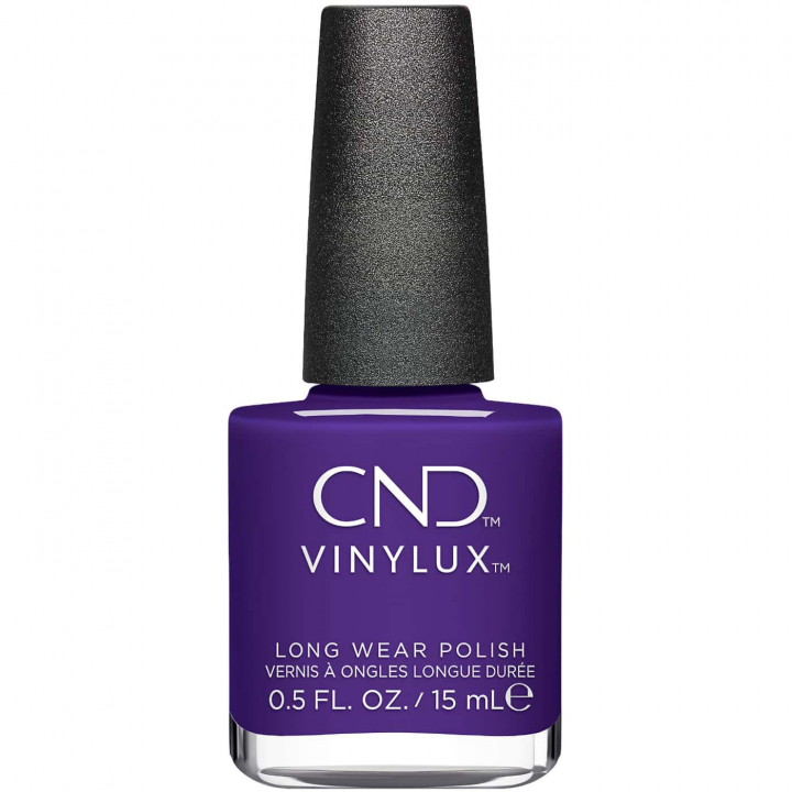 Blue-violet nail polish – CND Vinylux No. 484 Battle Royale – Sophisticated and bold look