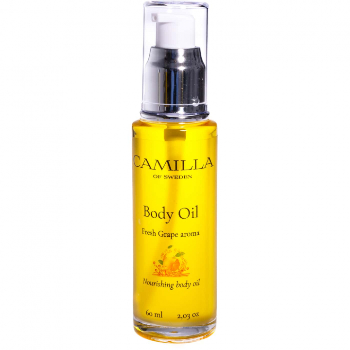 Camilla of Sweden Body Oil Fresh Grapefruit – Hydrating body oil with jojoba, argan & shea butter | Natural skincare for soft skin