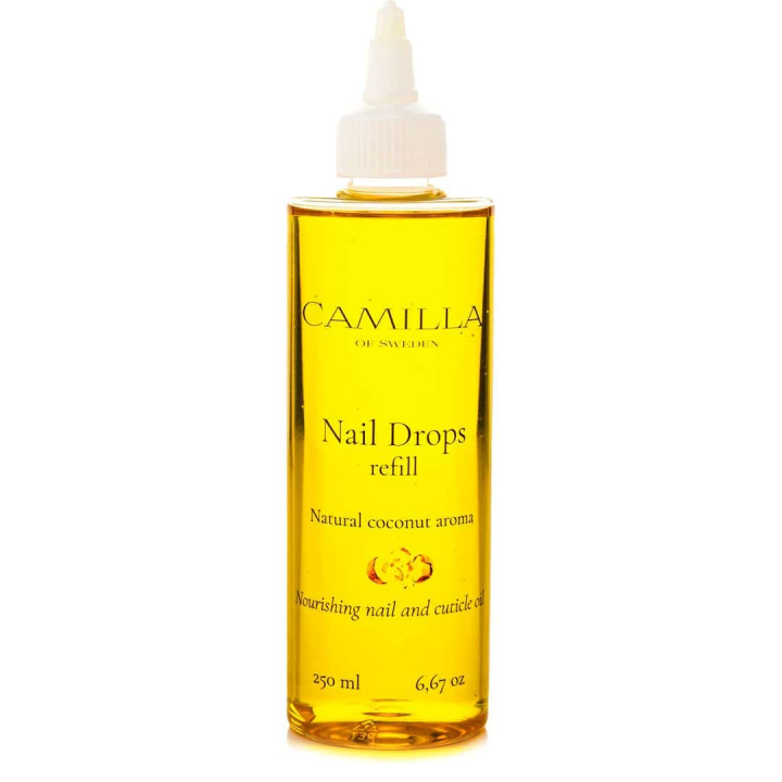 Camilla of Sweden Nail Drops Nail Oil 250ml -Refill- Coconut in the group Camilla of Sweden at Nails, Body & Beauty (1073-200)