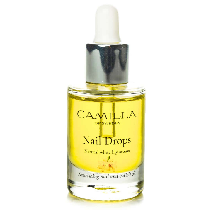 Camilla of Sweden Nail Drops Nail Oil 10ml - White Lily in the group Camilla of Sweden / Nail Oils & Hand Care at Nails, Body & Beauty (1076-1010)