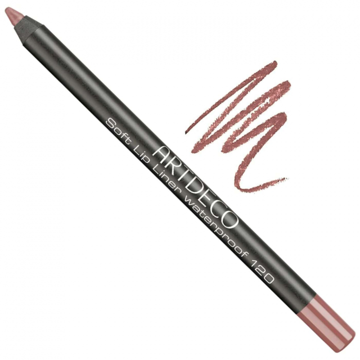 Artdeco Soft Lip Liner No.120 Classic Lady – Waterproof lip liner in warm brown-pink shade for defined lips 