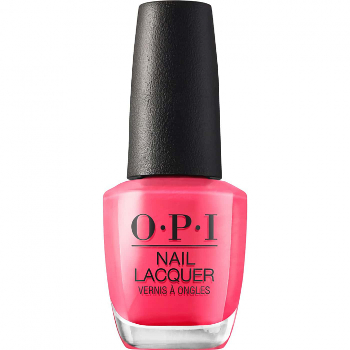 OPI Strawberry Margarita - Vibrant pink nail polish - Perfect for summer manicure and pedicure - Fresh pink hue