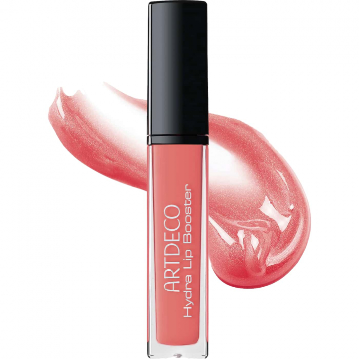 Artdeco Hydra Lip Booster No.14 – Transparent lip gloss in shimmering coral shade with hydrating and plumping effect