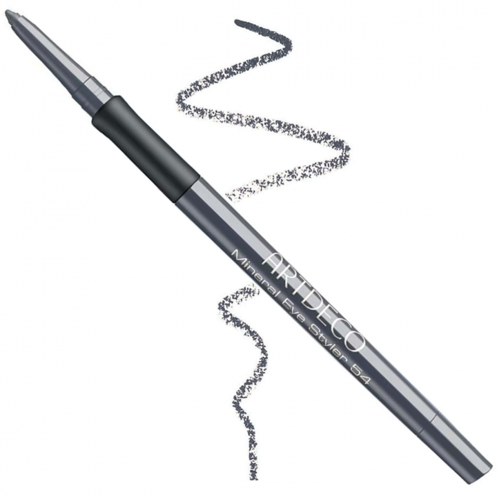 rtdeco Mineral Eye Styler No.54 Dark Grey – Dark grey eyeliner with smudge-proof formula and integrated sharpener