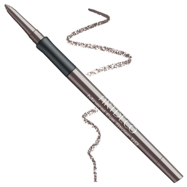 Artdeco Mineral Eye Styler No.59 Brown – Brown eyeliner with smudge-proof formula and integrated sharpener