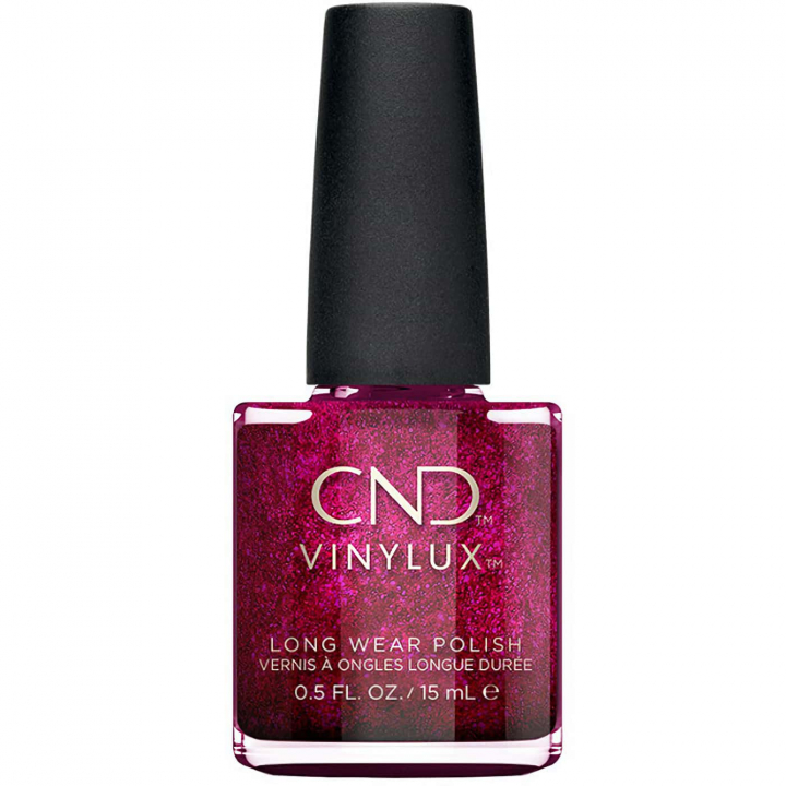 Fuchsia-pink nail polish - Shimmer - CND Vinylux No. 190 Butterfly Queen - Playful glamour