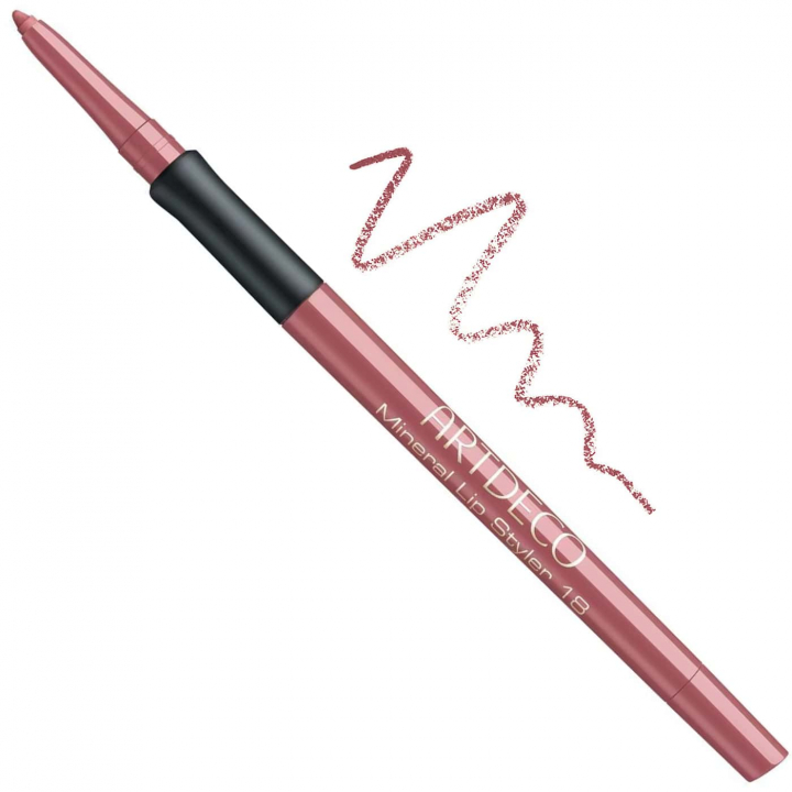 Artdeco Mineral Lip Styler No. 18 English Rose – Soft rose lip liner for defined, fuller, and long-lasting lips