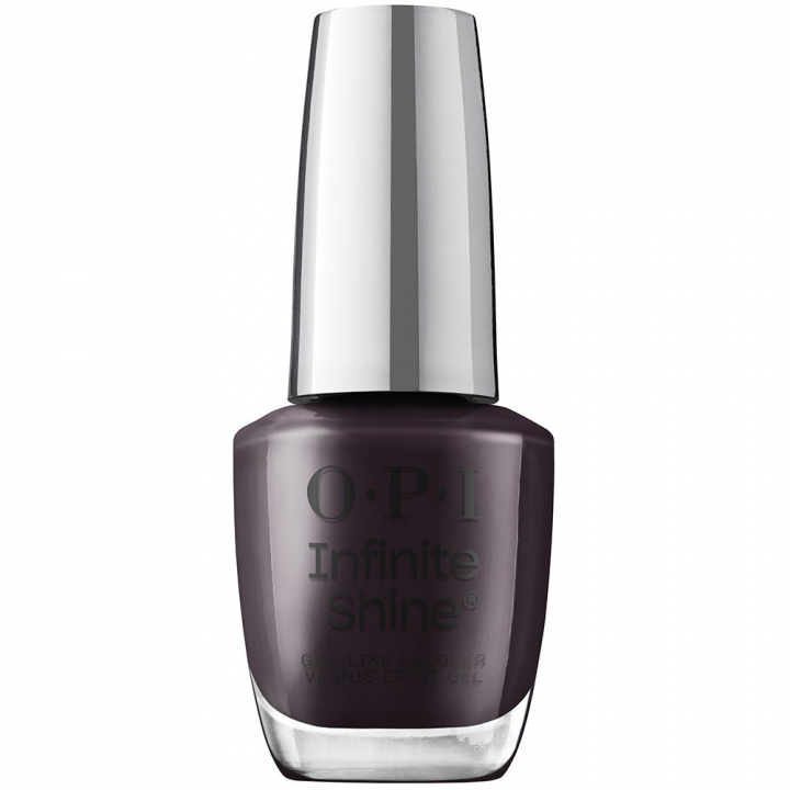 OPI Infinite Shine Lincoln Park After Dark - deep dark purple shade for a mysterious and sophisticated manicure