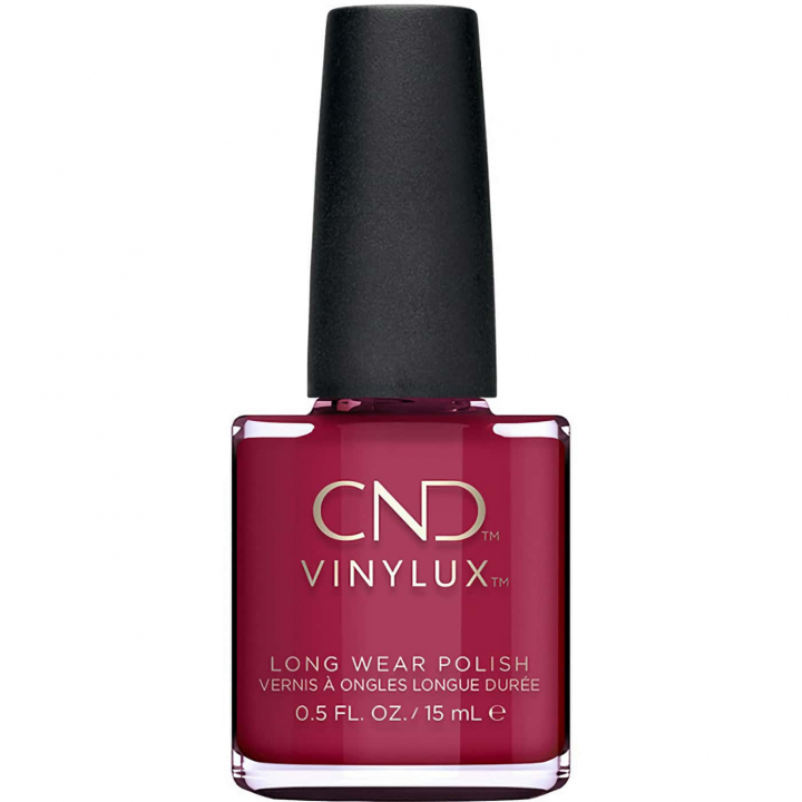 CND Vinylux Ripe Guava – Rich raspberry red shade for an elegant and sophisticated manicure | Ideal for day and evening wear