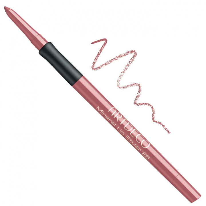 Artdeco Mineral Lip Styler No. 26 Flowerbed – Lip liner in warm floral pink for defined and naturally plump lips