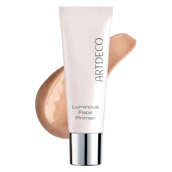 Artdeco Luminous Face Primer – Glow-boosting primer that evens skin tone, blurs pores, and extends makeup wear