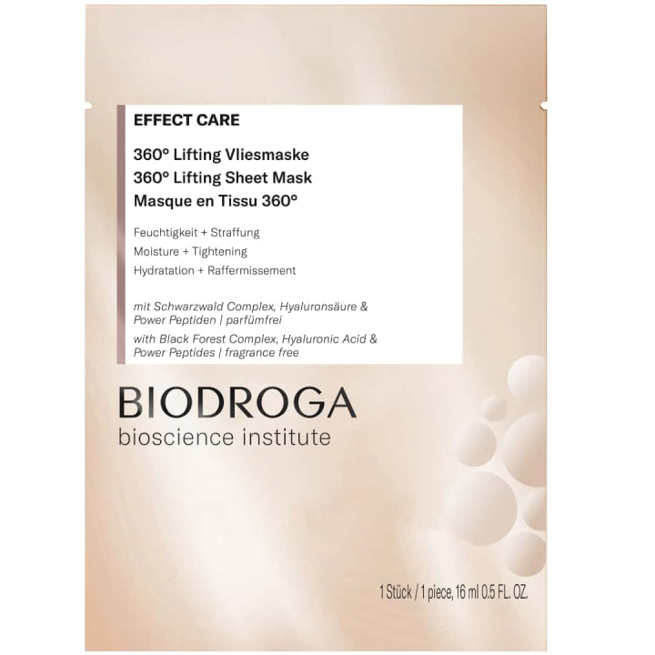 Biodroga Effect Care 360 Lifting Sheet Mask in the group Biodroga / face Masks at Nails, Body & Beauty (70036)