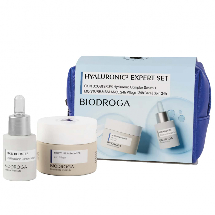 Biodroga Hyaluronic Expert Set - 24hr Moisture Cream & Hyaluronic Serum | Intense Hydration