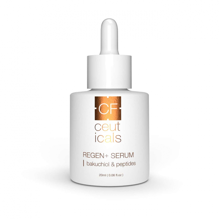 Kalahari CF Ceuticals Regen+ Serum – Peptide serum with bakuchiol to boost firmness, reduce fine lines, and enhance elasticity 