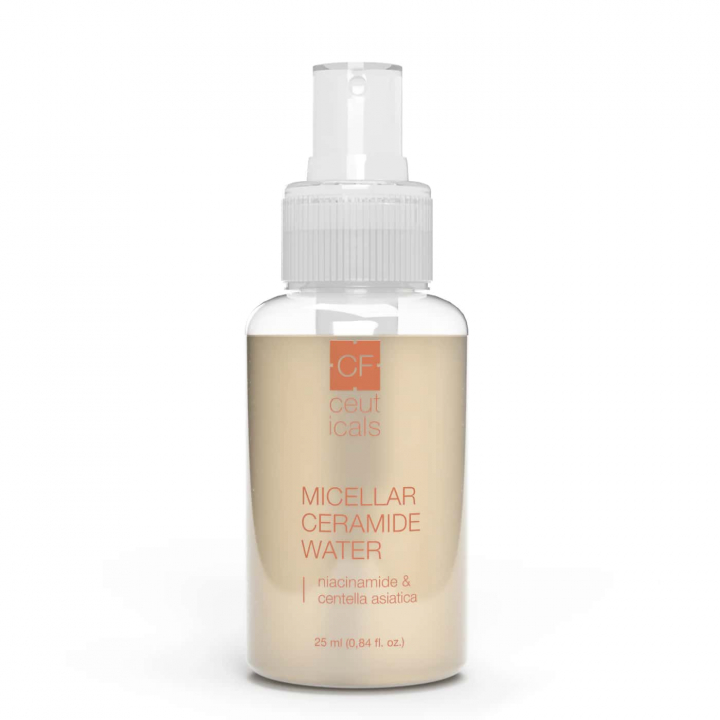 Nourishing micellar water with ceramides – removes makeup and impurities – ideal for daily use 