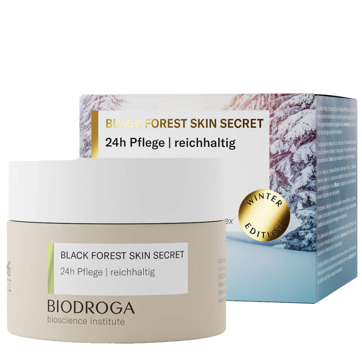 Biodroga Black Forest Skin Secret 24h Care | Rich – intense hydration and protection in cold and dry conditions