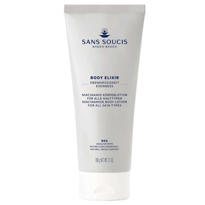 Niacinamide Body Lotion by Sans Soucis - Balances and soothes skin - Even skin tone