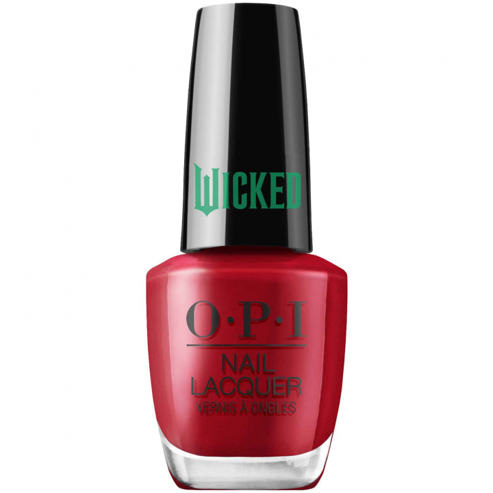 OPI Wicked Nessa-ist Rose - deep red crme shade for a bold and classic look, ideal for both everyday and festive occasions