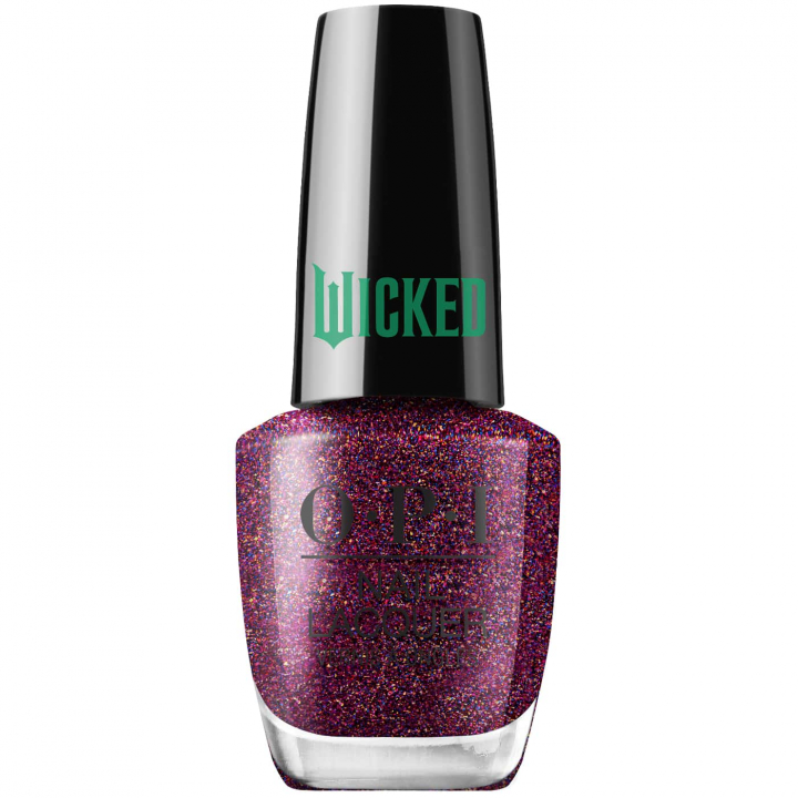 OPI Wicked Let''s Rejoicify - purple polish with red and gold shimmer, ideal for a festive and magical look