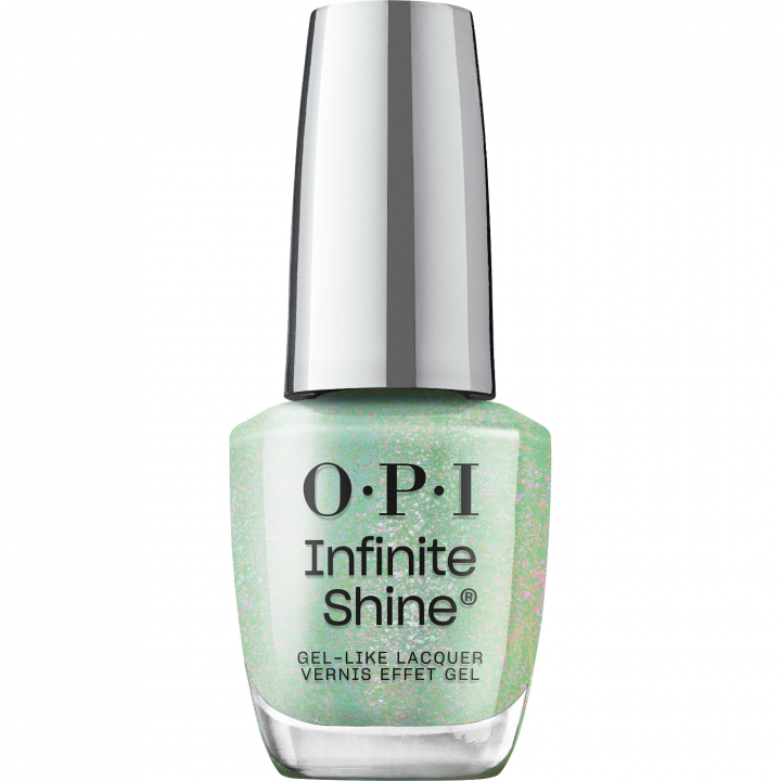 OPI IS Teals Familiar - Mint-green nail polish with pearlescent shimmer for a sophisticated and elegant manicure