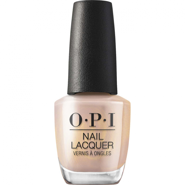 OPI Mirror, Mirror on the Awe - Shimmering champagne nail polish with golden undertones - Elegant and sophisticated look