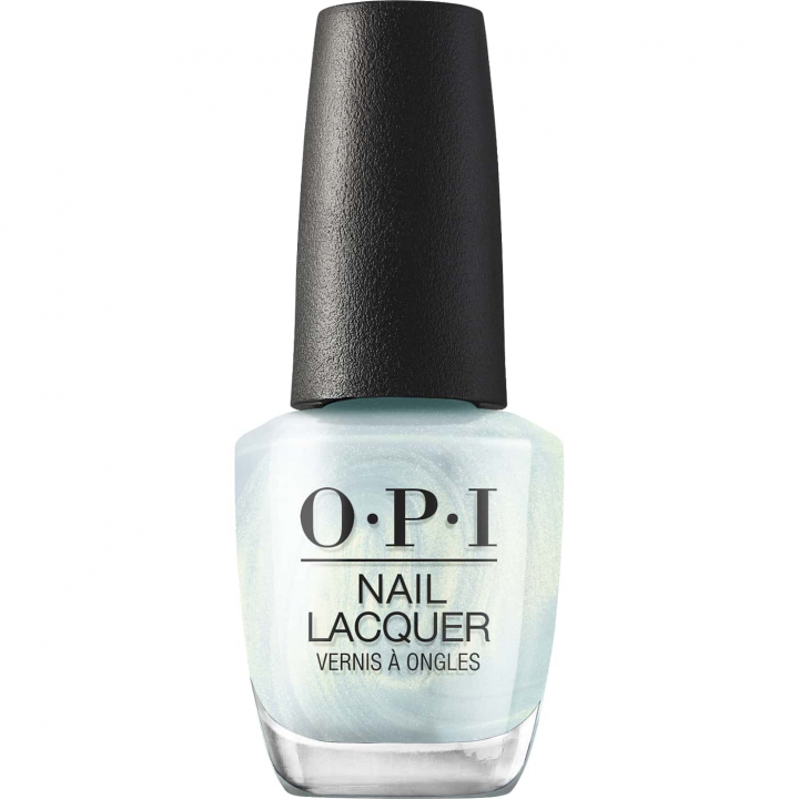 OPI Air We Go - Shimmering icy-blue nail polish for a cool and modern manicure with a subtle sheen